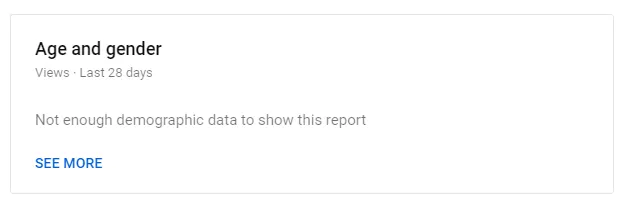 age and gender video analytics