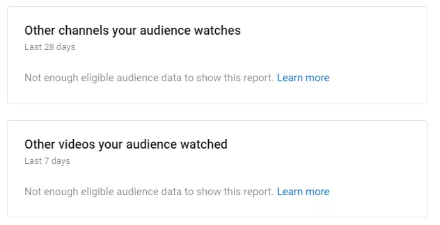 other channels your audiences watches